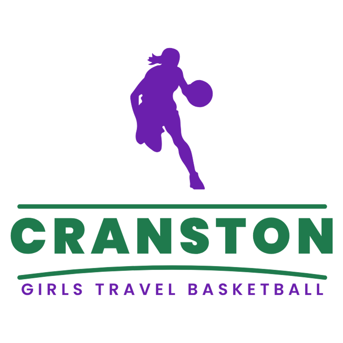 girl basketball logo